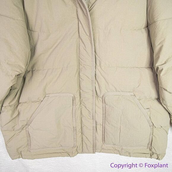 NEW Madewell Holland Quilted Puffer Parka in faded military green, 4X‎ - Picture 5 of 16